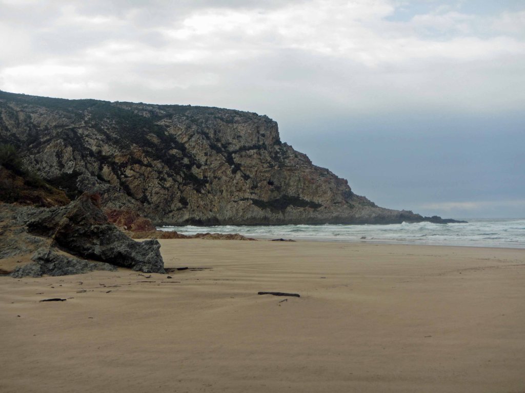 Some cliffs near the beach. 