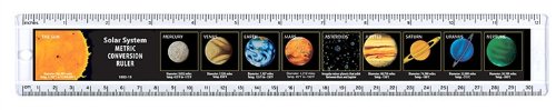 A fun ruler decorated with planets. Picture from Amazon.com. 