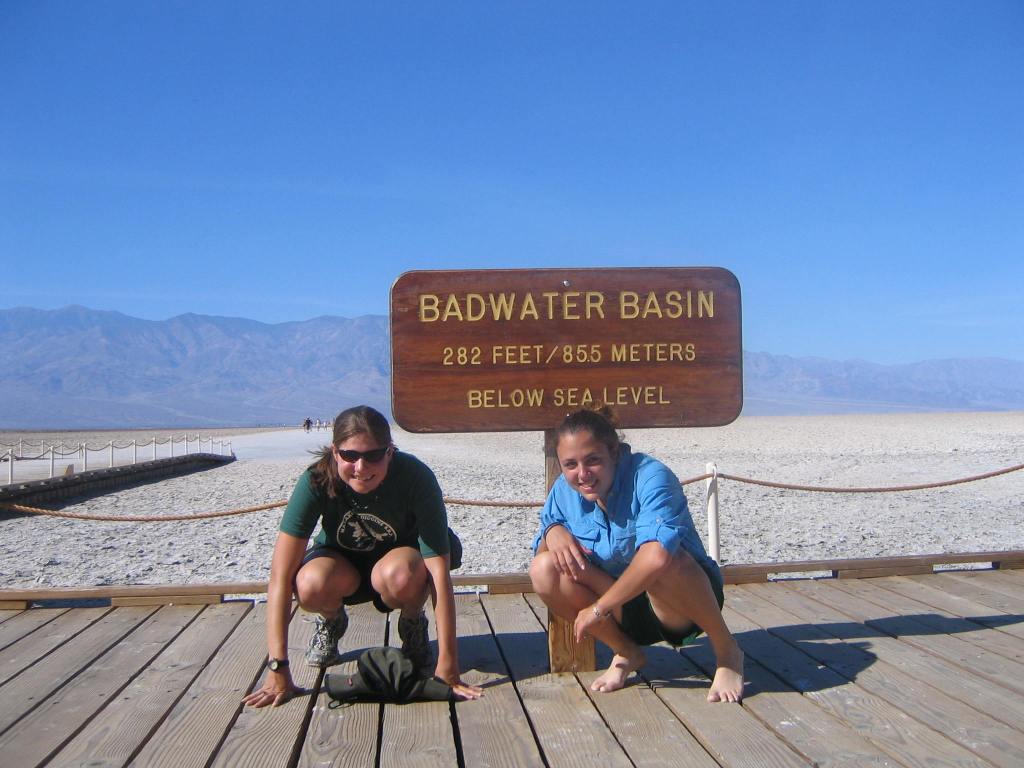 A friend and I in Death Valley, Fall 2005. 