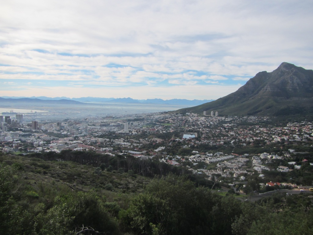 Cape Town, viewed from atop Lion's Head. 